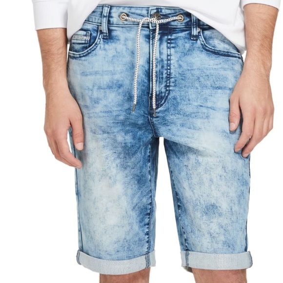 New GUESS Lannister Stretch Denim Shorts - Picture 1 of 10